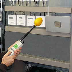 Der Elektromagnetischer Strahlungsmesser wird z.B. zur Erfassung von Wireless LAN eingesetzt