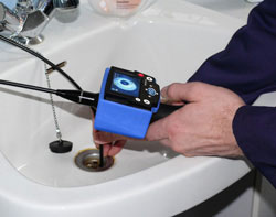 Das Videoendoskop PCE-VE 310 ist gut geeignet f�r den Einsatz im Sanit�rbereich.