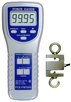 Kraftmessger�t PCE-FM1000 mit externer Kraftmesszelle und Datenschnittstelle