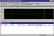 Software zum Thermoanemometer (mit Zahlenkolonnen und Grafik)