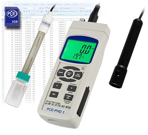pH-Meter mit Speicher und optionaler Software