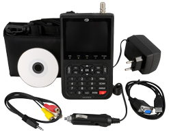 Der Lieferumfang vom Satelliten-Messger�t WS-6902