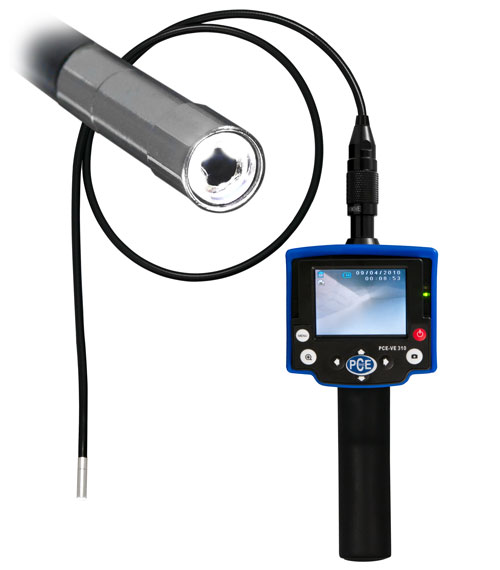 Flexibles Videoendoskop mit kleinem Durchmesser, LCD-Monitor und Speicherfunktion