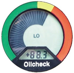 Das große, kontrastreiche Display vom Oilcheck OLK605