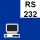 Inventurwaage PCE-PCS: RS-232-Schnittstelle zur Datenübertragung.