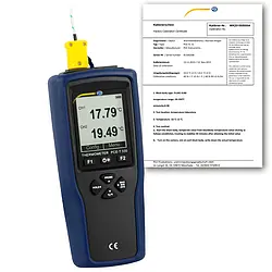 Differenz-Temperaturmessgerät PCE-T 330-ICA inkl. ISO-Kalibrierzertifikat