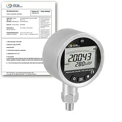 Manometer PCE-DPG 3-ICA inkl. ISO-Kalibrierzertifikat