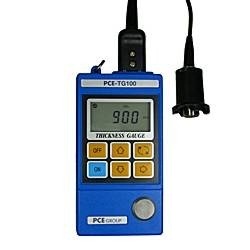 the PCE-TG100 material thickness meter for materials such as metals, glass and homogeneous plastics.