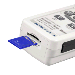PCE-313A humidity detector with SD memory card animacion