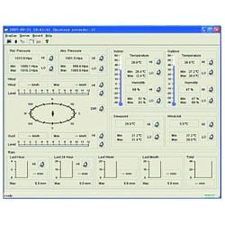 Here you will see the analysis software included in the Weather Station. 