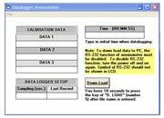 the anemometer contains a data logger