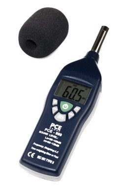 The PCE-999 noise meter .