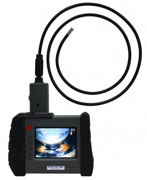 LCD PCE-VE 500 wireless video boroscope with LCD display.