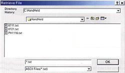 Naming of a data file of our Differential Pressure Meter.