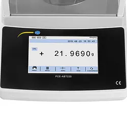 LAB Scale PCE-ABT 220 display
