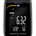 Air Flow / Temperature / Humidity Data Logger PCE-AM 45 display