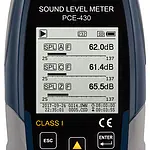 Class 1 Data-Logging Noise Meter / Sound Meter PCE-430 - Display