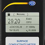 Surface Testing - Conductivity Tester for Metals PCE-COM 20 Display