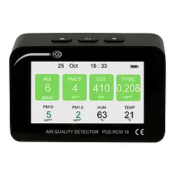 Medidor de calidad del aire PCE-RCM 16 - Pantalla TFT