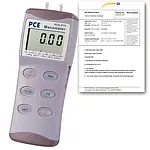 Medidor de presión incl. certificado de calibración ISO