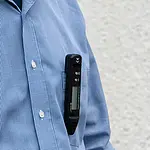 Medidor de temperatura - Clip para sujetarlo en el bolsillo