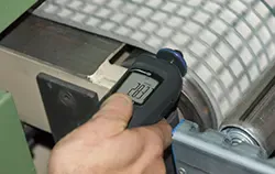 Exemple d’utilisation d’un tachymètre portable PCE-T 238.