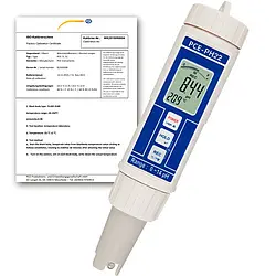 pH-mètre PCE-PH 22 avec certificat d'étalonnage ISO