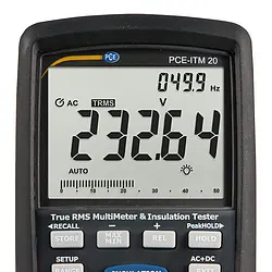 Amperemeter PCE-ITM 20 Display