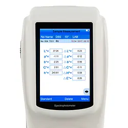 Immagine display spettrometro PCE-CSM 8