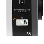 Calibratore acustico 1ª Classe PCE-SC 09 (Rapporto di taratura ISO incluso): Display