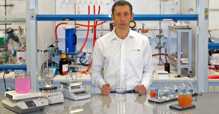 Video about magnetic stirrer.