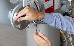 pH Meter in application on drinking water.