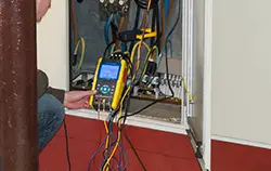 Power Quality Analyser in power plant.