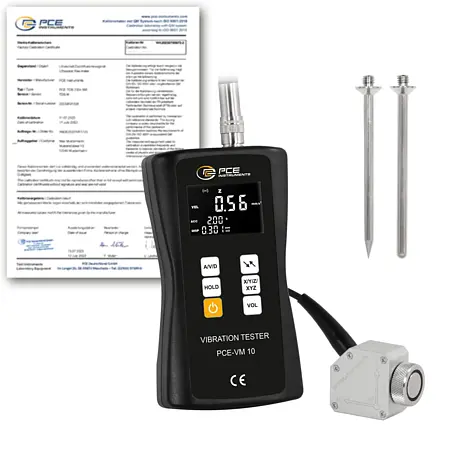 Accelerometer PCE-VM 10-ICA