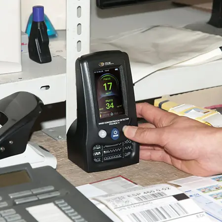 Aerosol meter / Aerosol measuring device Application picture