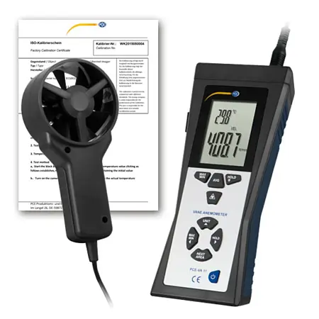 Anemometer / Anemometers for all applications PCE-VA 11-ICA
