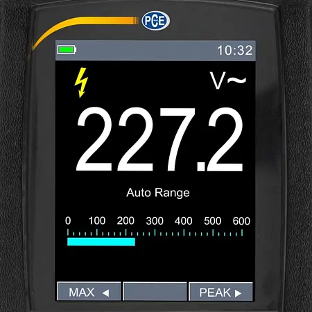 Clamp on Tester Display