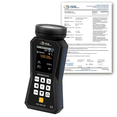 Handheld Tachometer PCE-LES 308-ICA
