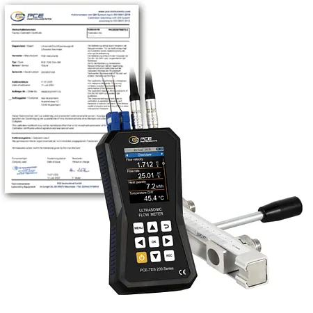 Ultrasonic Flow Meter PCE-TDS 200+ SR-ICA