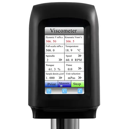 Viscometer / Viscosity Meter Display