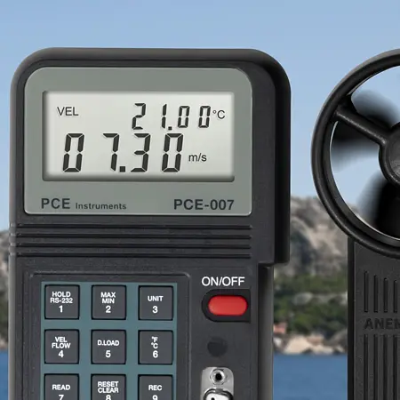 Wind Speed Meter Frontal