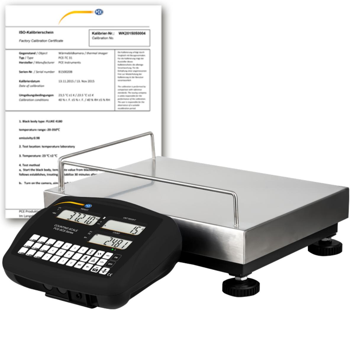 Parcel Scale PCE-SCS 60-ICA incl. ISO Calibration Certificate 