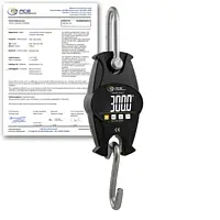 Crane Scale PCE-HS 300N-ICA incl. ISO Calibration Certificate 