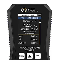 Damp Meter Display