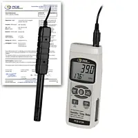 Thermo Hygrometer PCE-313A-ICA incl. ISO Calibration Certificate 