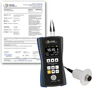 Thickness Gauge PCE-TG 300-HT5-ICA incl. ISO calibration certificate 