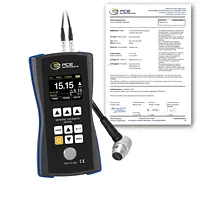 Thickness Gauge PCE-TG 300-P5EE-ICA incl. ISO calibration certificate 