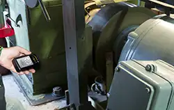 Funcionamento do estroboscópio PCE-LES 100