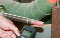 Uso do estroboscópio.