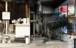 Vibrômetro PCE VM 20 em aplicação.